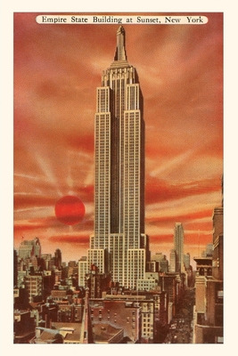 Libro Vintage Journal Sunset, Empire State Building, New ...