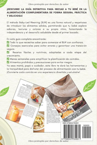 Blw La Guia Completa: Baby-led Weaning Para Principiantes: G