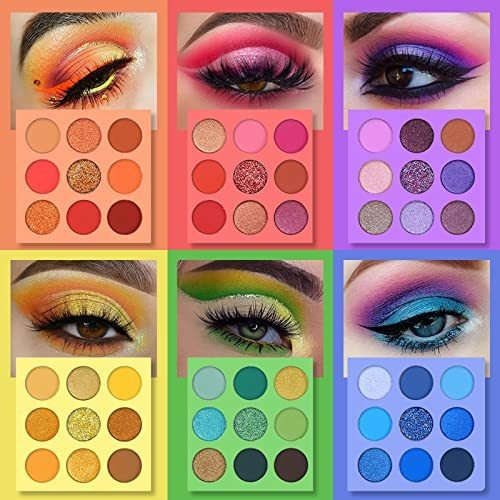 Ucanbe Paleta De Sombra De Ojos De 54 Colores Splashy Candie