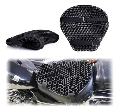 Almohadilla De Moto Universal Honeycomb 3d A Prueba De Golpe
