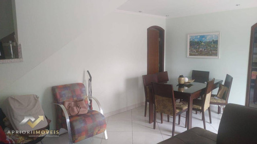 Imagem 9 de 30 de Sobrado Com 3 Dormitórios À Venda, 124 M² Por R$ 700.000 - Vila Camilópolis - Santo André/sp - So1300