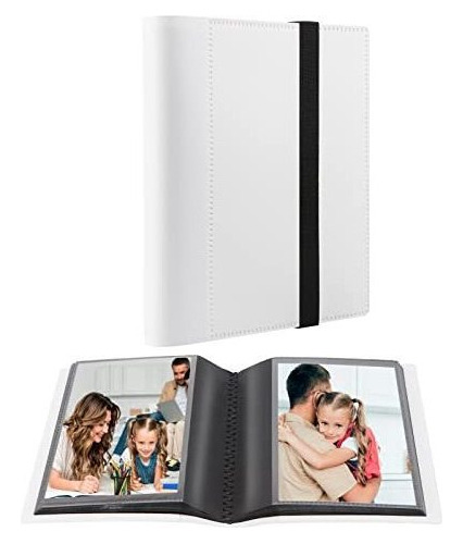 Small Photo Album 4x6 Photos Black Inner Page With Strong El