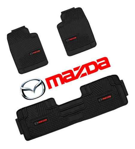 Pisos De Jebe Mazda Cx3 Impermeable! 3 Piezas