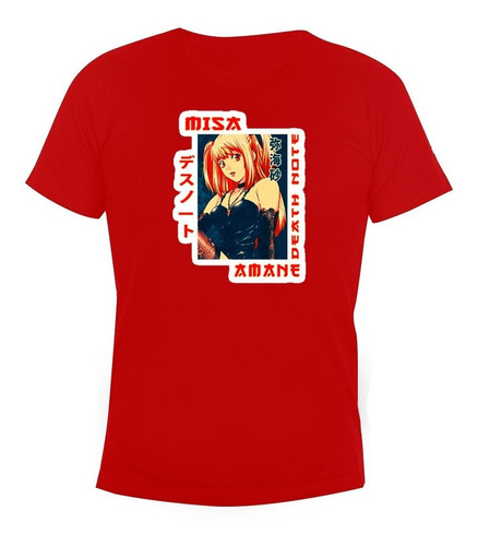 Remera Niños Algodón Death Note Misa Amane