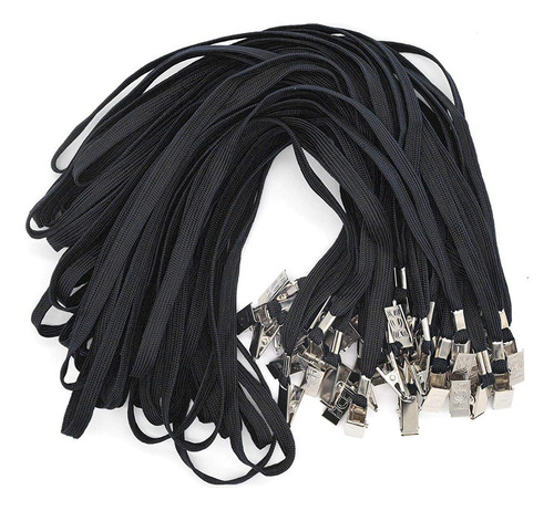 Emblema Bird Of The Birds Black Lanyards, Pacote Com 100 Uni