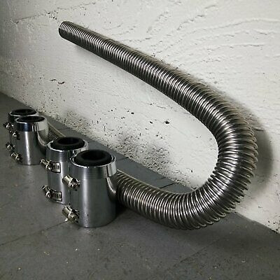 1967 - 1968 Mustang 48 Stainless Steel Ss Radiator Hoses Tpd