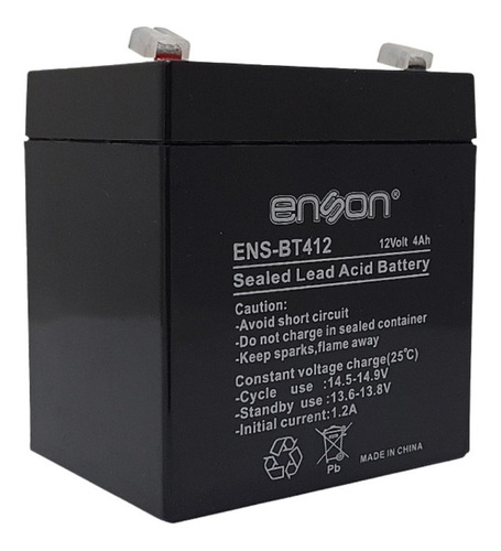 Bateria De Respaldo 12v 4a Enson Ens-bt412