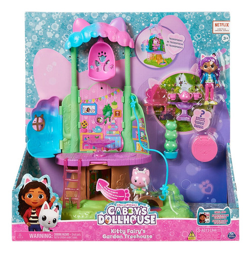 Gabby's Dollhouse Casa Arbol Del Jardin 2 Figuras 