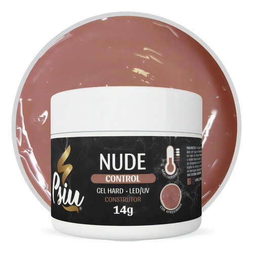 Gel Psiu Nude Control 14g - Gel Para Unhas Psiu Pote Pequeno