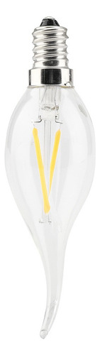 Bombilla E14 2w Led Lámpara Vela Forma Llama Blanco Cálido I
