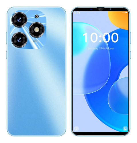 Teléfono Inteligente Android Barato Spark 10 Pro 5.0 Pulgadas Ram 16 Gb Y Rom 1tb Azul