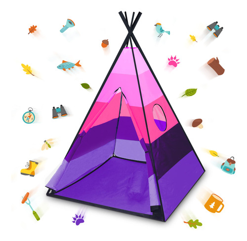 Usa Toyz Happy Hut Tipi - Tienda De Campana Para Ninos  Tie