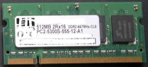Memoria Ram Laptop Ddr2 512mb 5300 461948-001 U916764b24qcfw