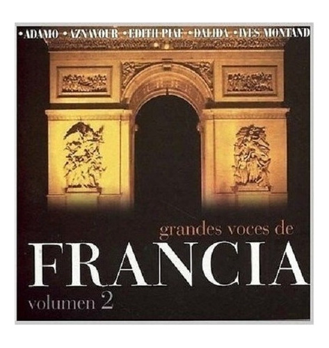 Grandes Voces De Francia Volumen 2 Cd Nuevo Cerrado En Musi