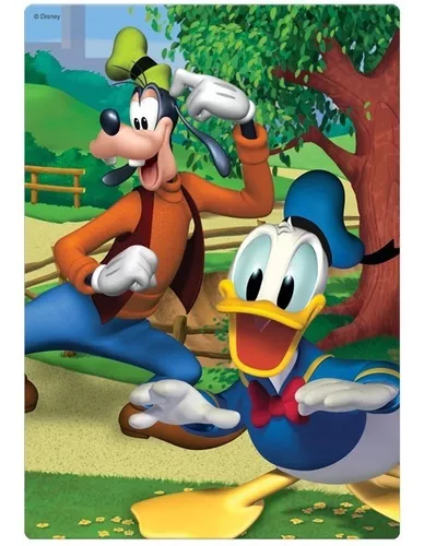 Quebra Cabeça Disney Junior Pateta E Pato Donald 60 Peças