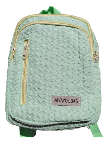 Mochila Pequeña Texturizada Aiyayoubag Colores Varios