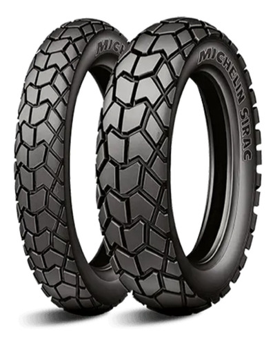 Llantas Michelin 100/90-18 + 90/90-21 Sirac Doble Proposito