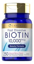 Comprar Suplementos Biotina Cabello Piel Uña Carlyle 10,000mcg 250ct