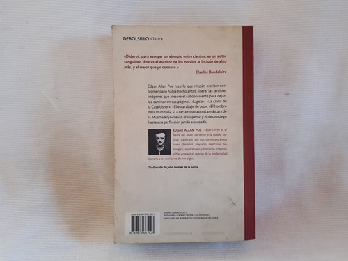 Imagen 3 de 7 de Cuentos Edgar Allan Poe Debolsillo Trad. Gomez De La Serna