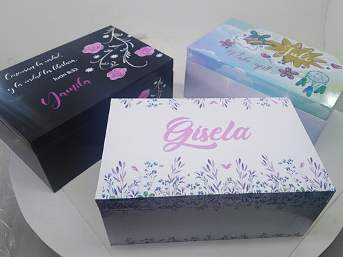 Imagen 9 de 12 de Caja De Maquillaje Con Espejo Personalizadas 26x16x10 Cm