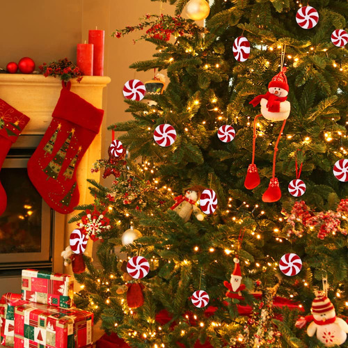 40 Piezas De Decoración De Dulces For Árboles De Navidad,
