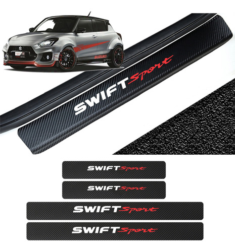 Sticker Protección De Estribos Puertas Suzuki Swift Sport