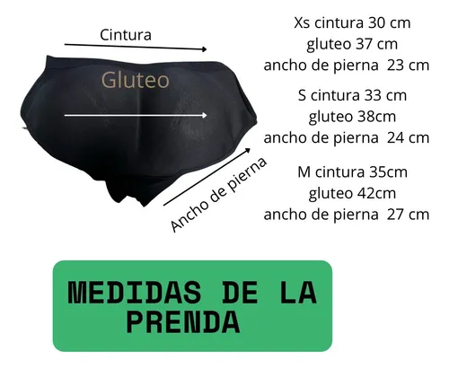 Bombacha Calzoncillo C/relleno Push Up Aumento Glúteo Unisex