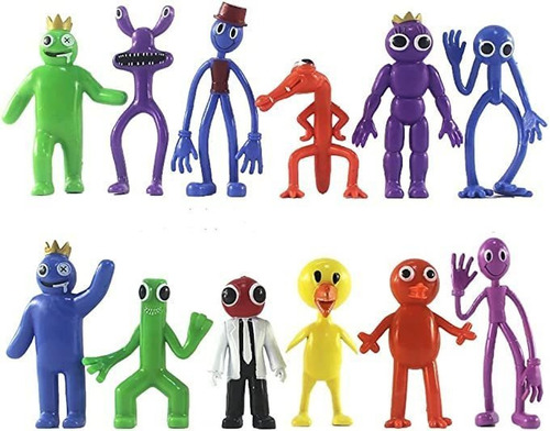 Figura De Rainbow Friends De 12 Piezas, Personaje Del Juego