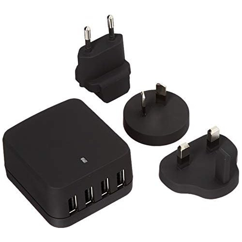 Cargador De Pared Usb De Viaje 4 Puertos, Adaptador De ...