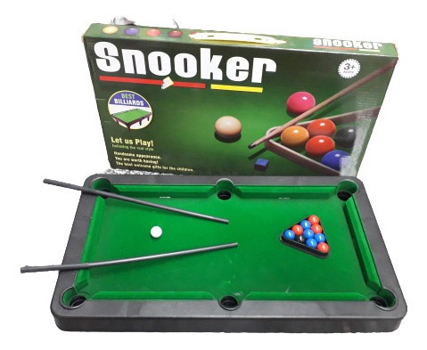 Juego De Pool De Mesa 41 Cm En Caja
