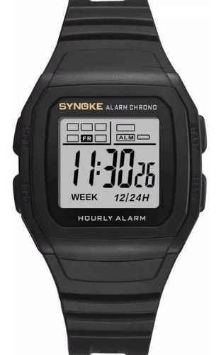 Imagen 2 de 2 de Reloj Digital Synoke Cronómetro, Fecha Y Alarma. Colores.