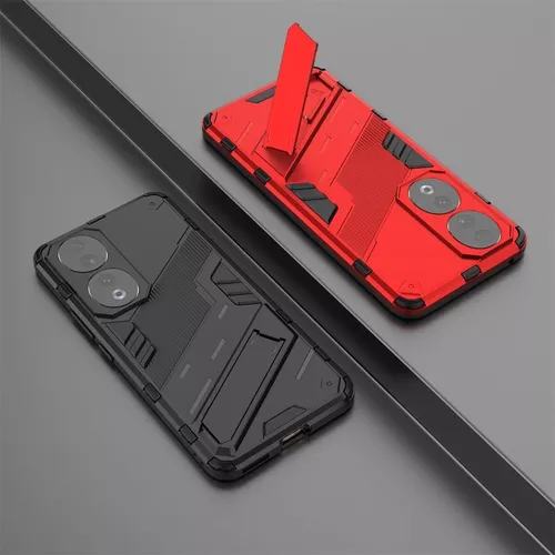 Honor 90 - Funda magnética de piel sintética retro a prueba de golpes, con  soporte para libros, con tarjetero para Huawei Honor 90 5G, color rojo