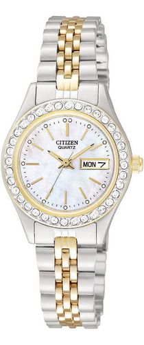 Reloj De Cuarzo Citizen Para Mujer, Acero Inoxidable