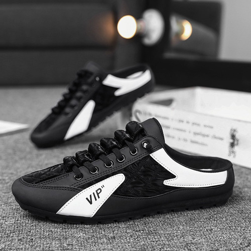 Hombres Slip On Mule Sneakers Zapatos Deportivos Casuales