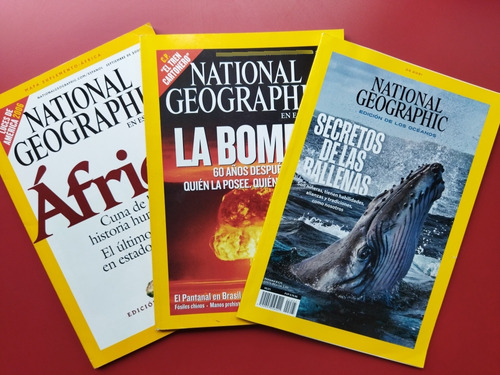 Paquete 3 Revistas National Geographic