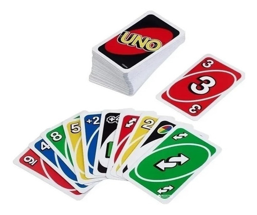 Cartas Uno Juego De Mesa Familiar Niños Bola8