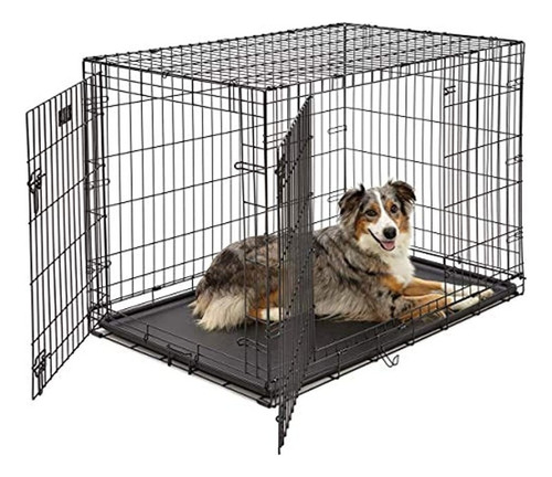 Gran Caja De Perro | Midwest Icrate Doble Puerta Plegables