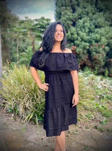 Vestido de renda ciganinha cheap curto