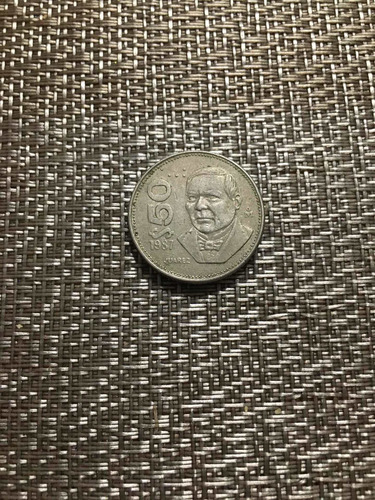 Moneda Antigua $50 Benito Juárez 1987