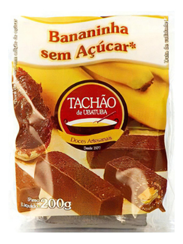 Bananinha Sem Açúcar Tachão De Ubatuba 200g