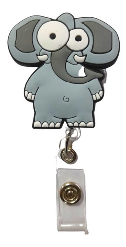 Yoyo Retráctil Porta Credencial Modelo Elefante