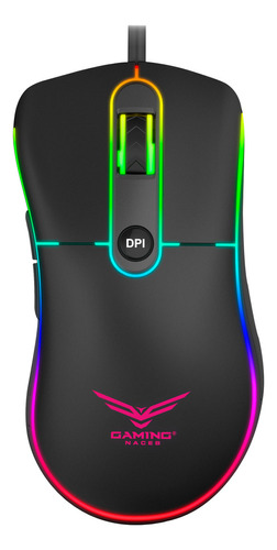 Gaming Naceb Mouse Gamer NA-0933 1000/1600/2400/3200 DPI Ajustable Con Iluminación Led