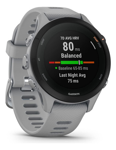 Reloj Inteligente Gps Garmin Forerunner 255s Gris Claro Con