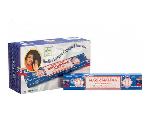 Caja Completa Sahumerios Satya Nag Champa Original