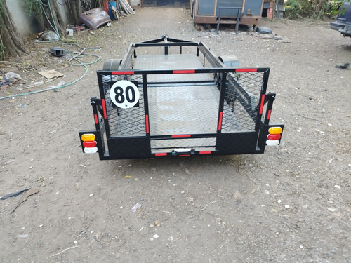 Trailer Doble Facundo Cuatris,motos,utv, Stock Permanente