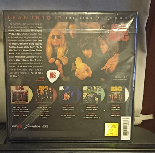 Mr Big Lean Into It - The Singles Vinilos 7 Pulgadas Edición Limitada (Reacondicionado)