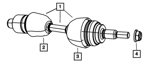 Tuerca Flecha Delantera Ram 1500 3.0 2014 2015 2016 2017