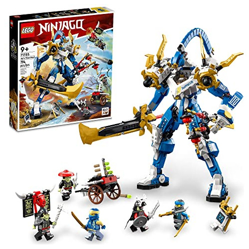 Figura De Acción Grande Lego Ninjago Jays Titan Mech 71785,