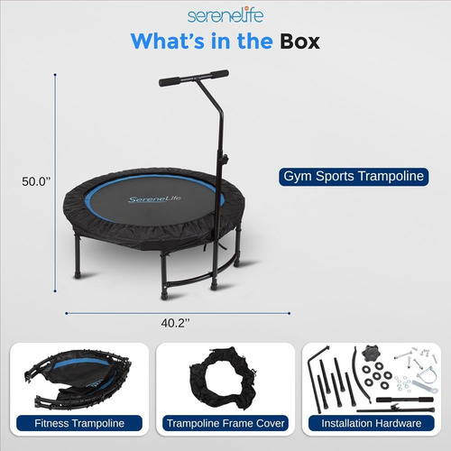 Serenelife Trampoline 40-reboundador De Fitness En El Hogar