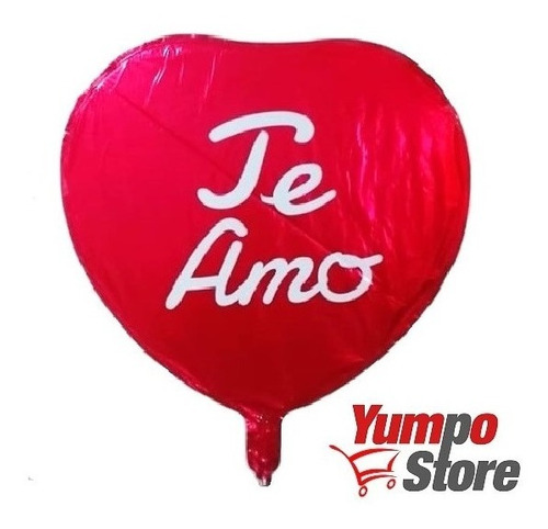 Pack 24 Globos Metalicos De Amor Te Amo Con Varillas